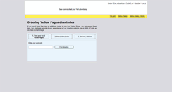Desktop Screenshot of orderyellowpages.yelldirect.com